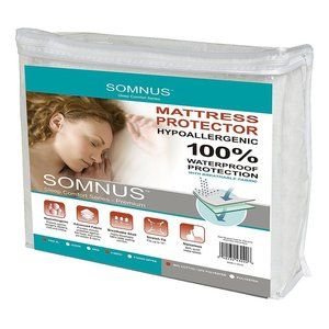SOMNUS Sleep Comfort Series Mattress Protector, Hypoallergenic, Twin X-Large NEW